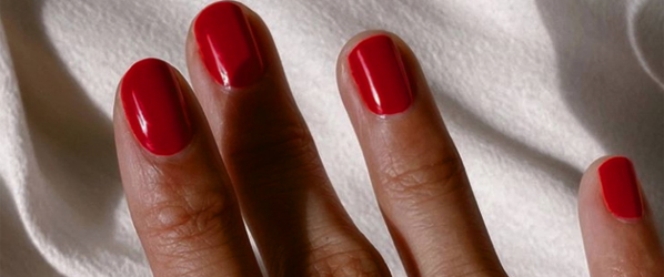 shade of red nail polish